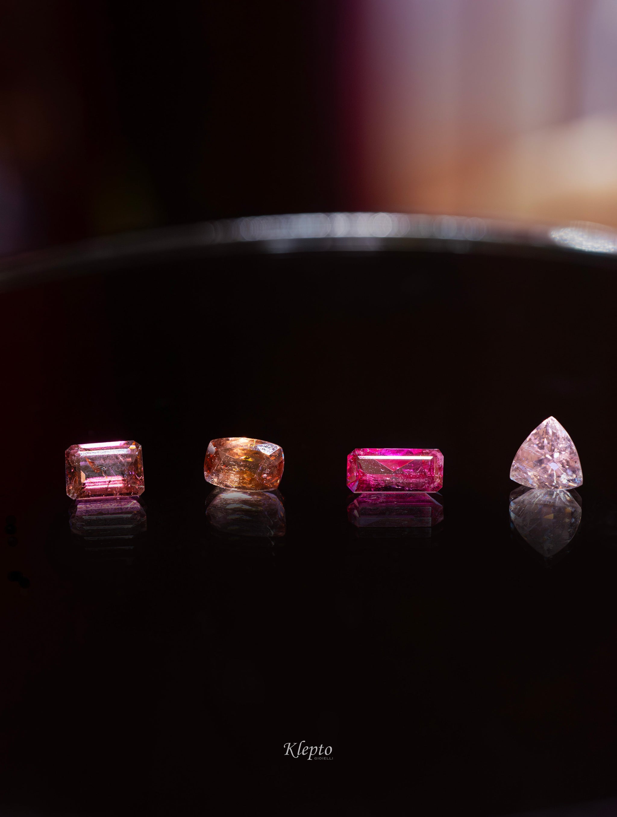 Set Di 7 Collane Con Ciondoli In Argento E Pietra Tormalina - Foto 5