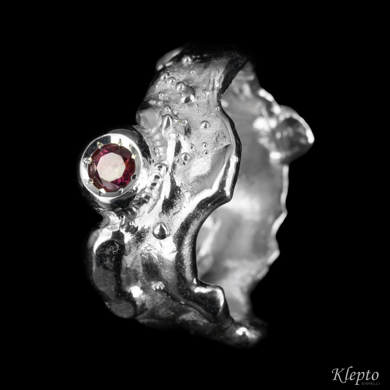 Anello in Argento Silnova® "Oasi" con pietre preziose