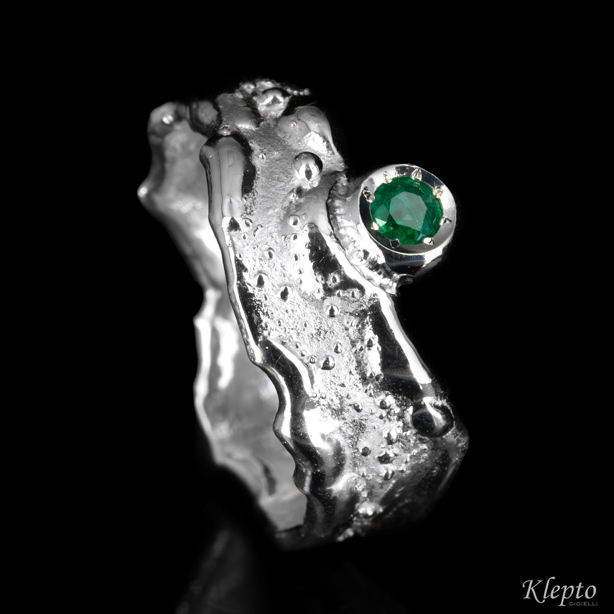 Anello in Argento Silnova® "Oasi" con pietre preziose