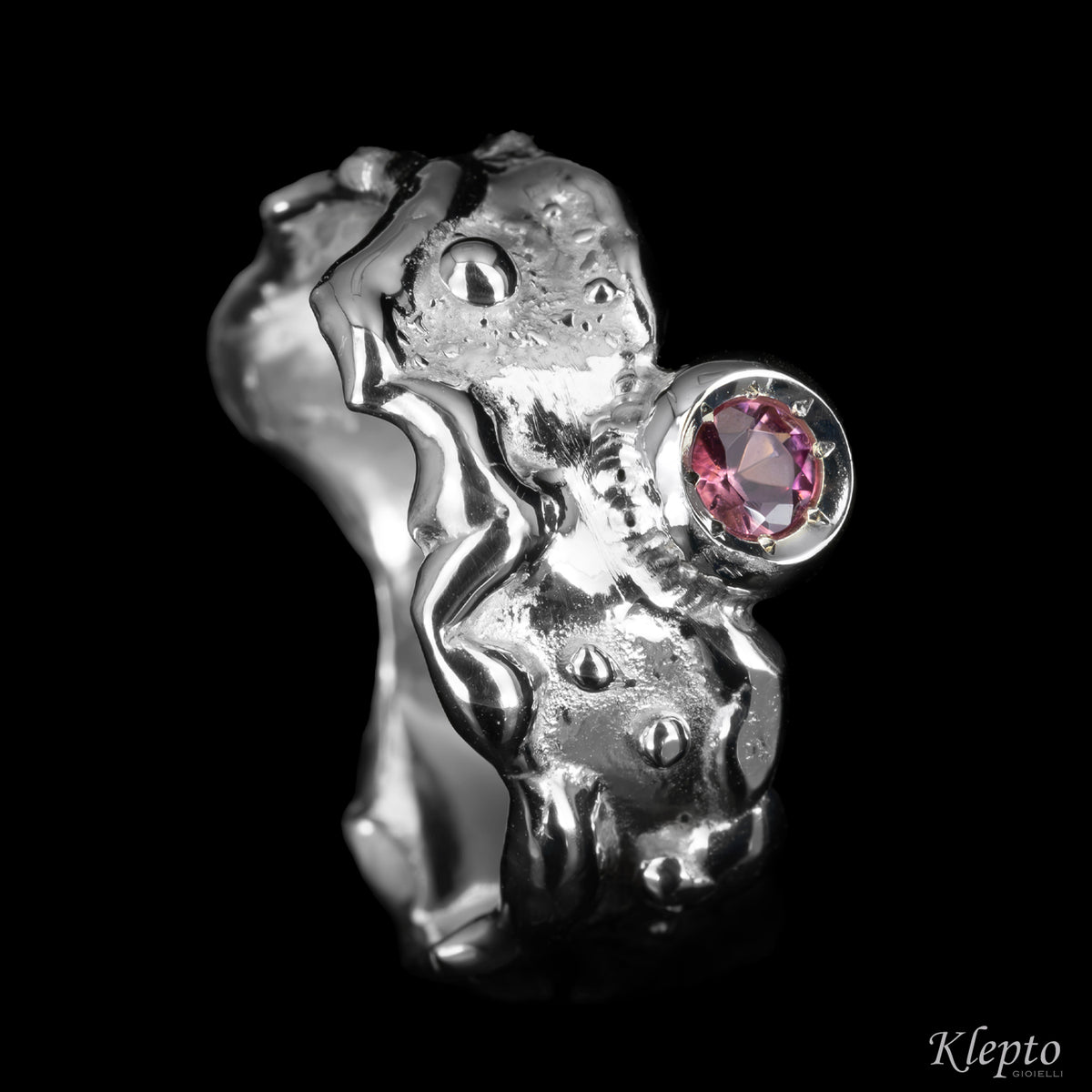 Anello in Argento Silnova® "Oasi" con pietre preziose