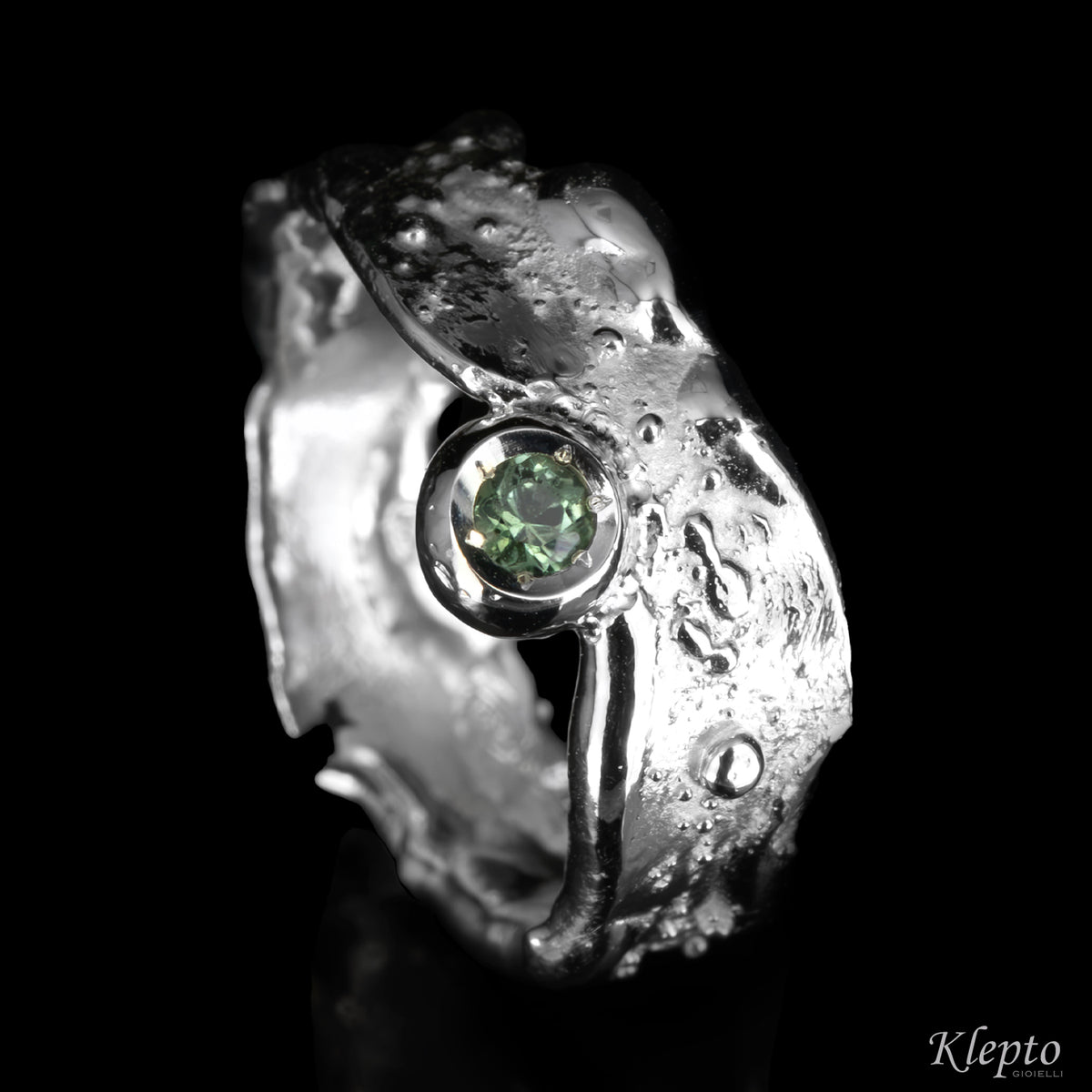 Anello in Argento Silnova® "Oasi" con pietre preziose