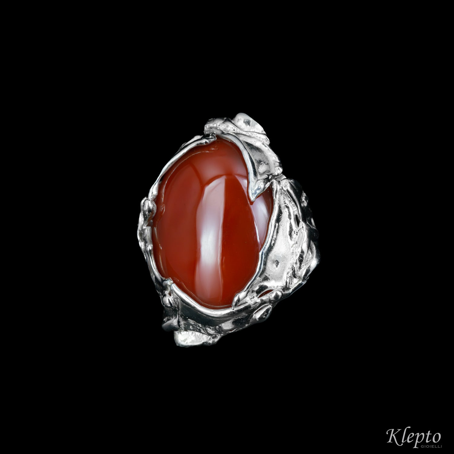 Anello in Argento Silnova® con Agata