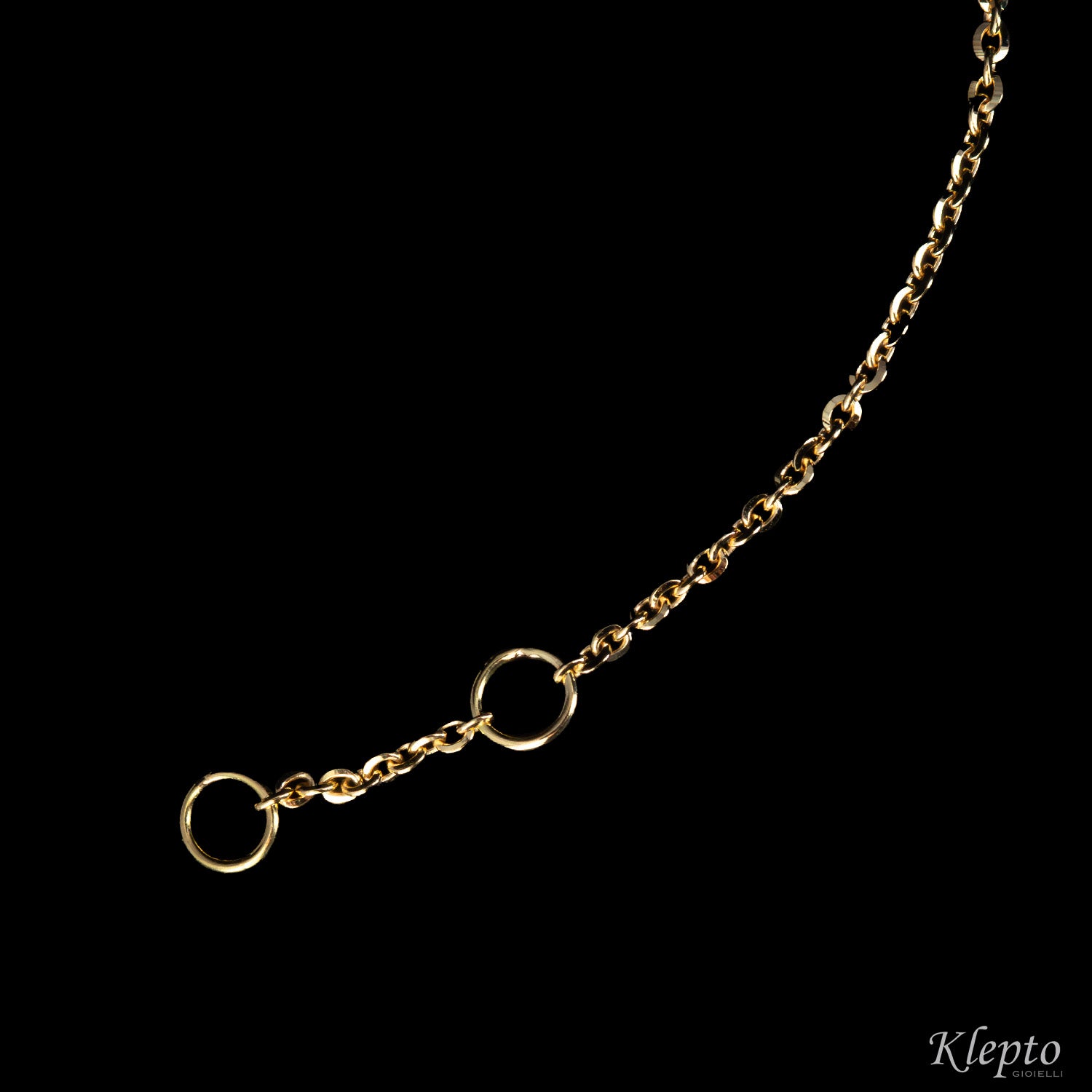 Bracciale in oro con lastra fusa personalizzabile