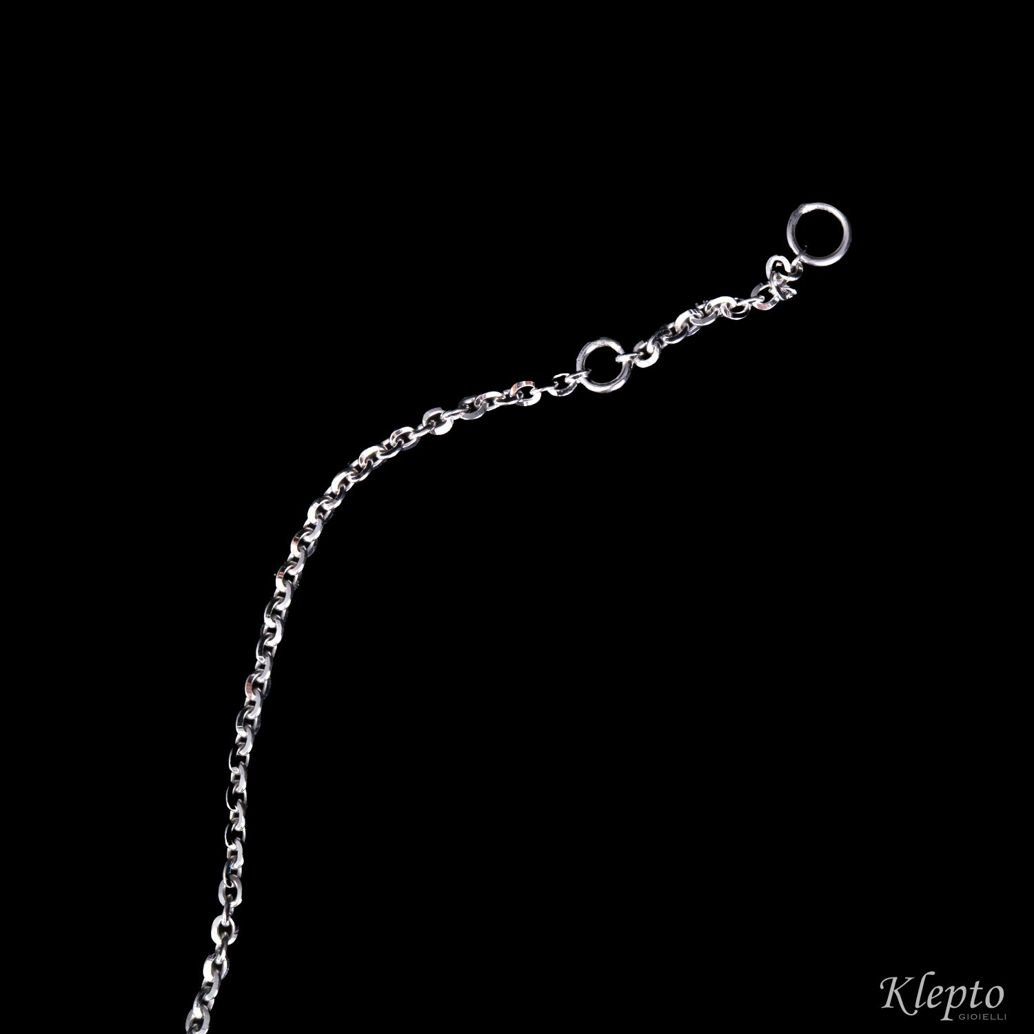 Bracciale in oro bianco "Pepita" con Diamante