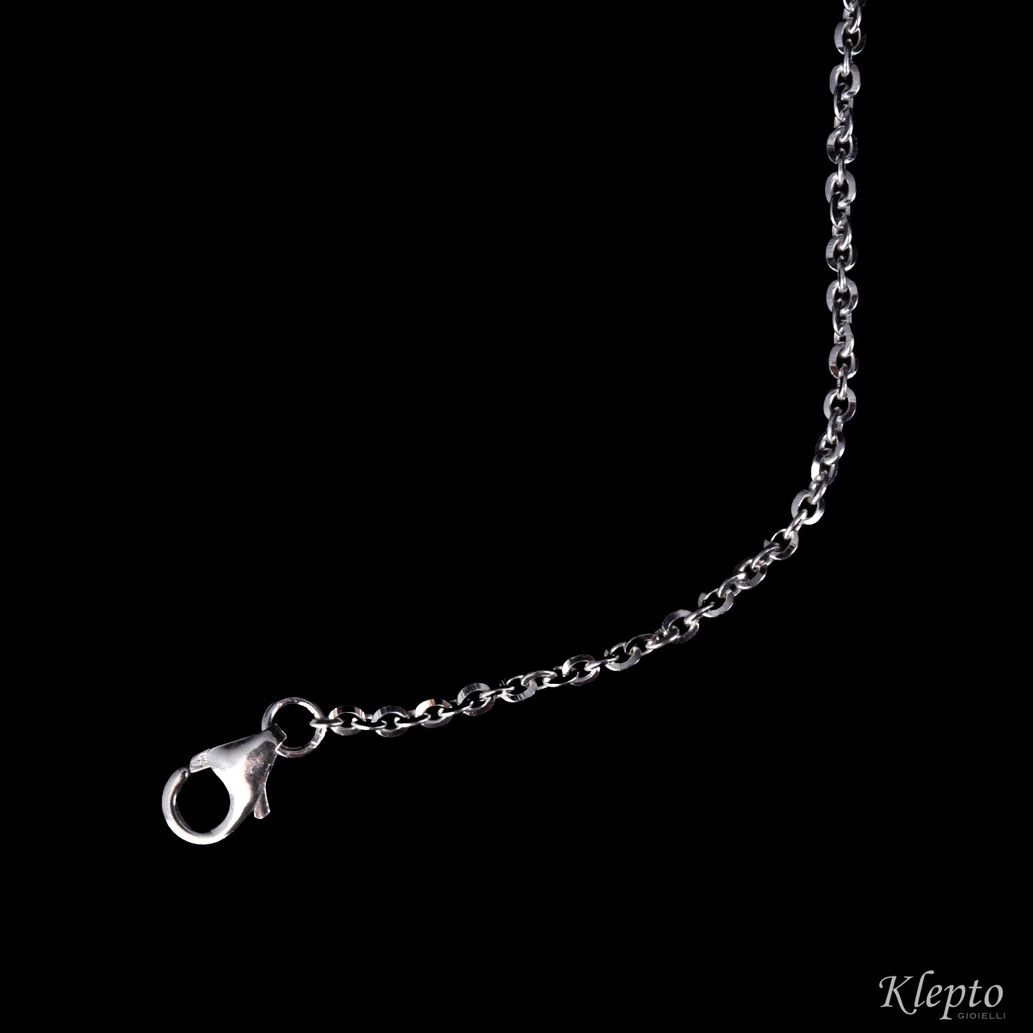 Bracciale in oro bianco "Pepita" con Diamante