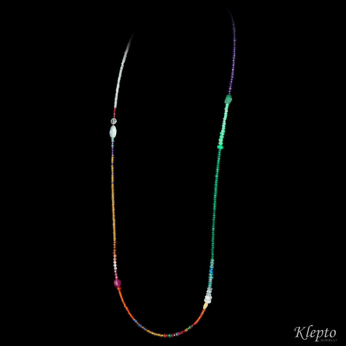 Collana Rainbow lunga