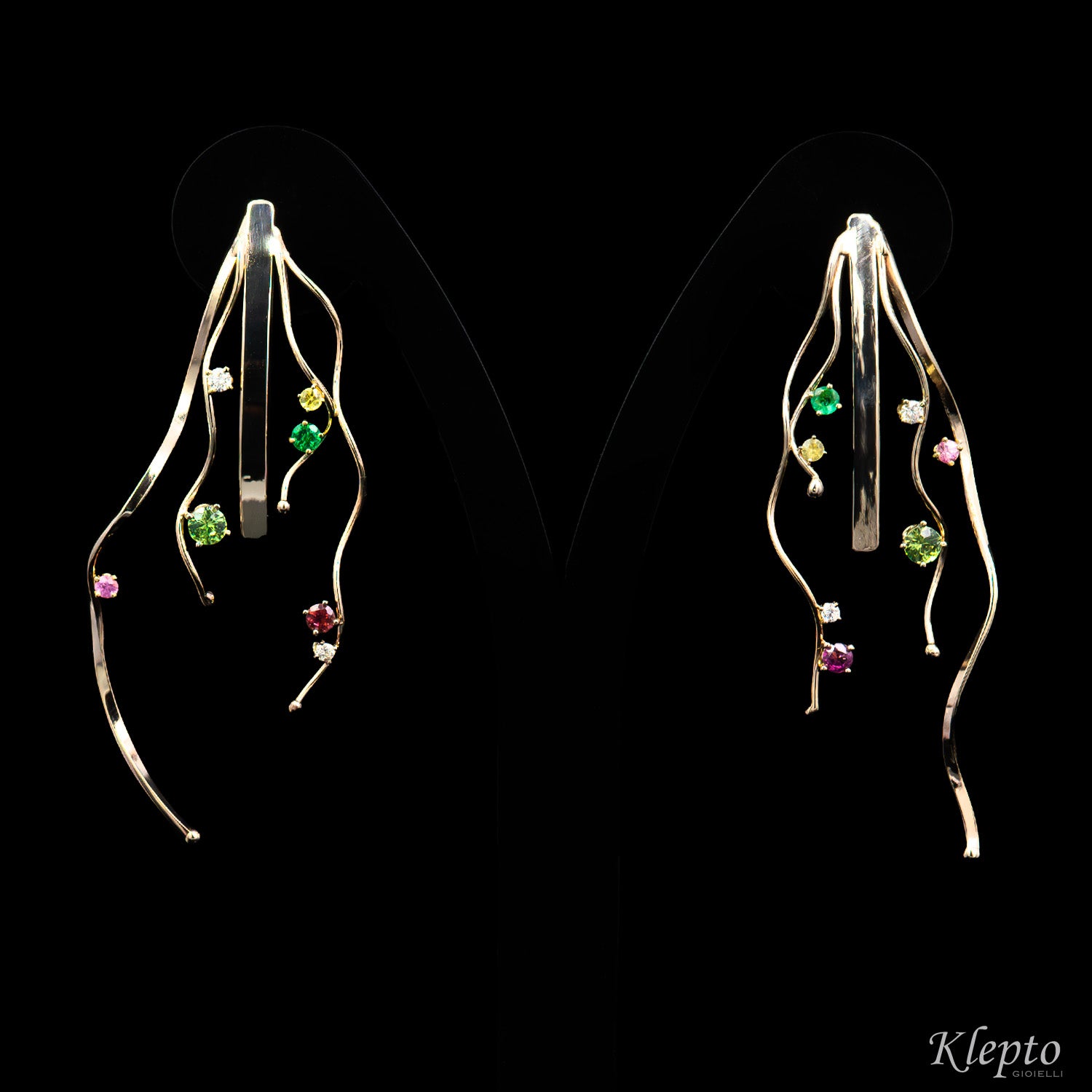 NKlaus PAIO Orecchini a perno 4,5mm oro bianco 585 NKlaus PAIO Orecchini a perno 4,5mm oro bianco 585