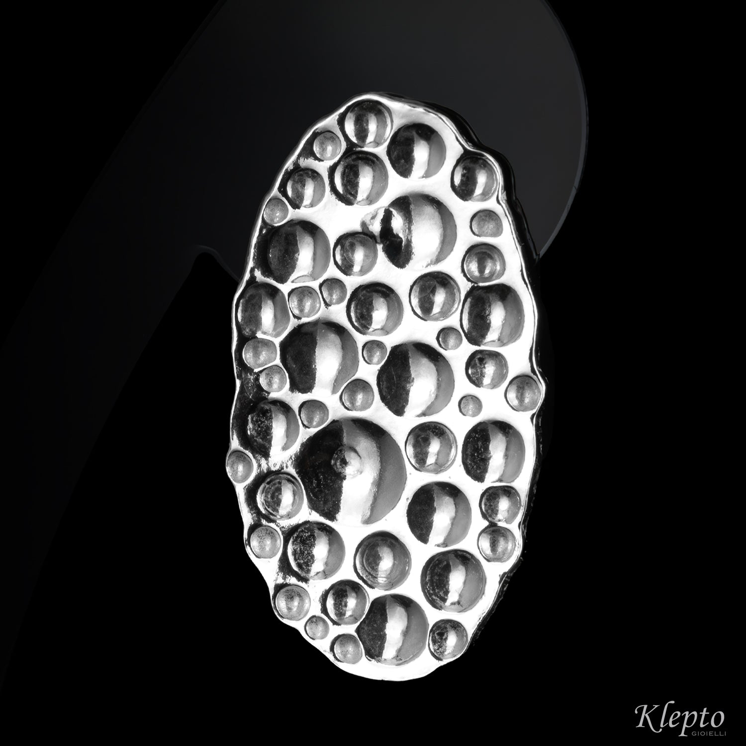 Orecchini in Argento Silnova® martellati