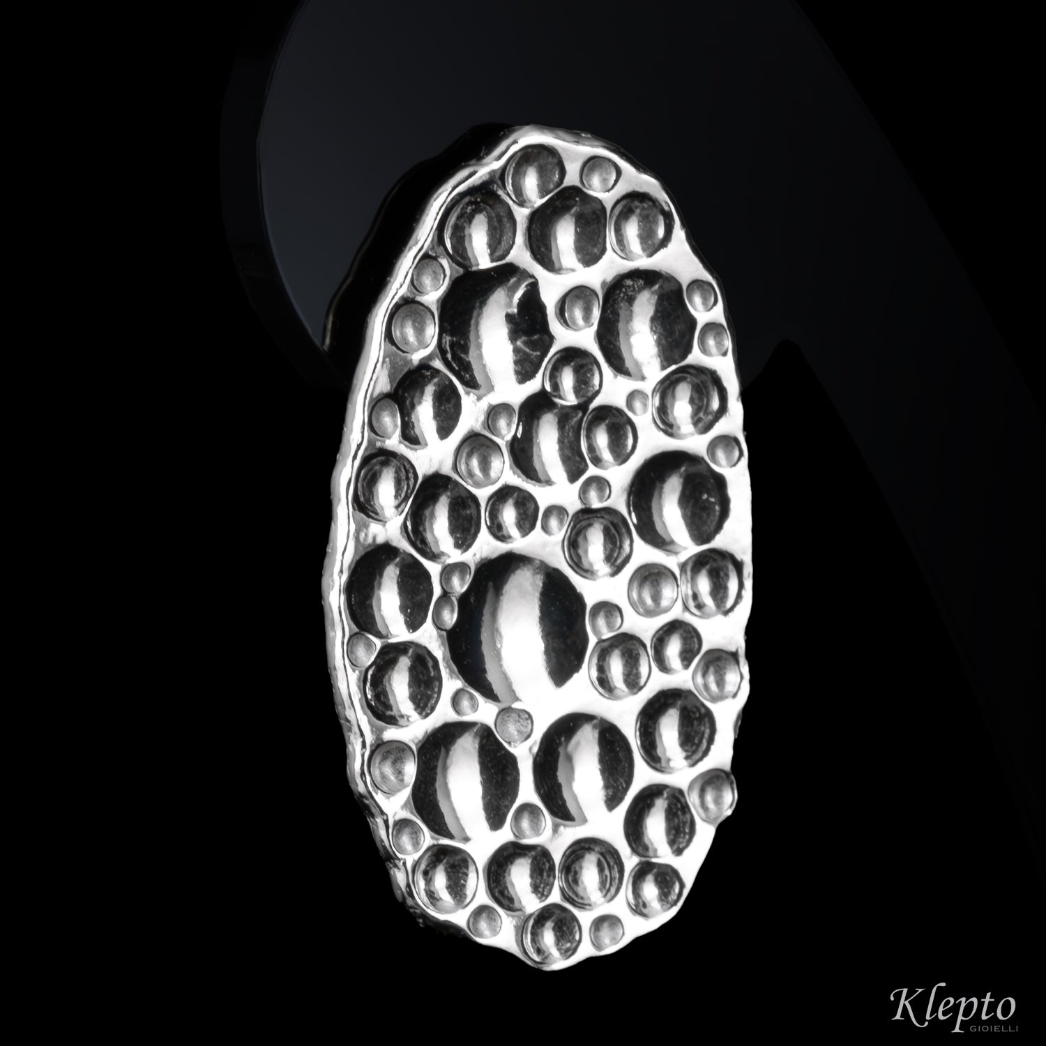 Orecchini in Argento Silnova® martellati