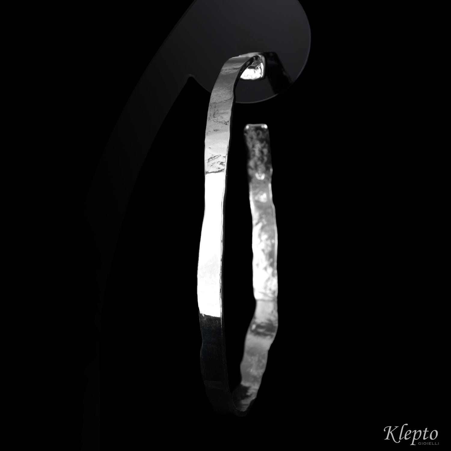 Orecchini in Argento Silnova® a cerchio
