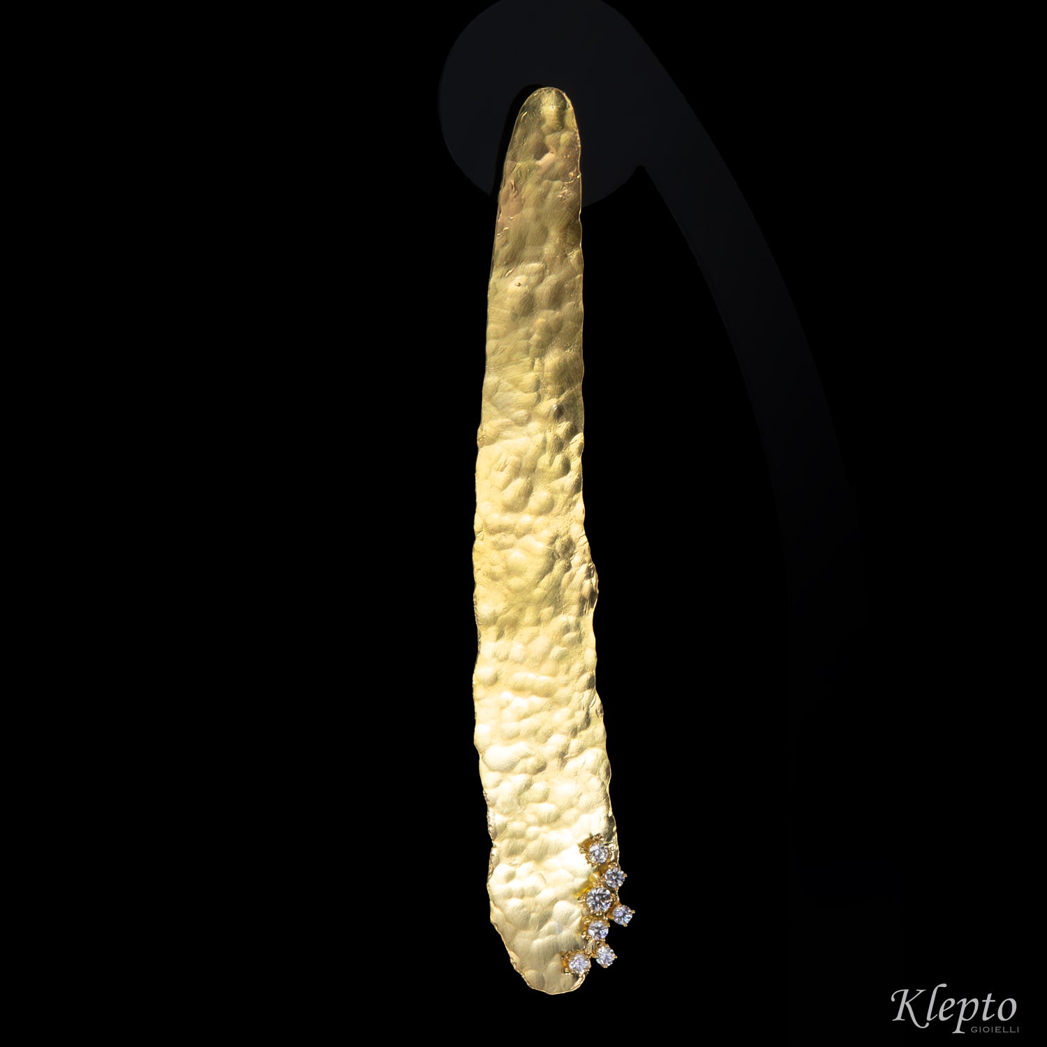 Orecchini in oro giallo con Diamanti