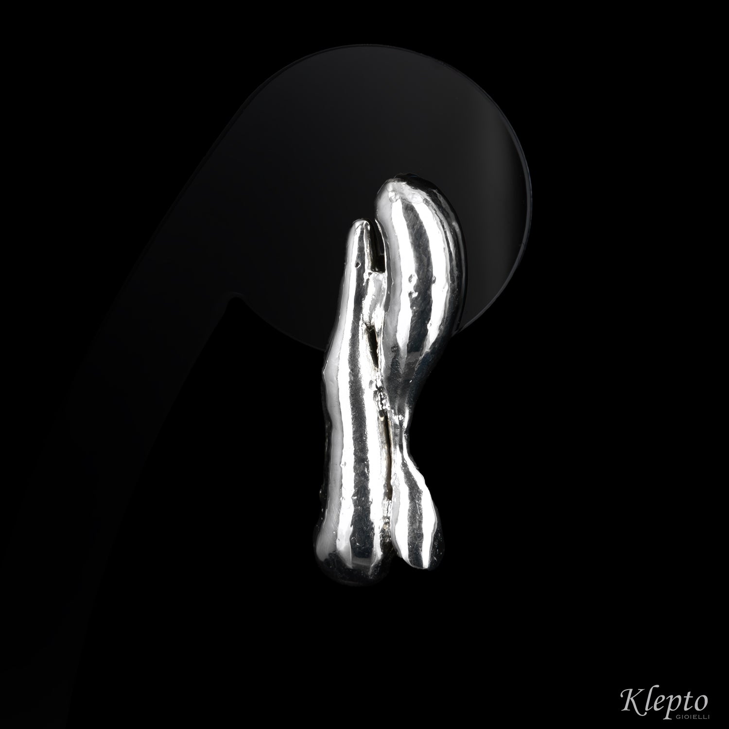 Orecchini in Argento Silnova® fusi a fiamma