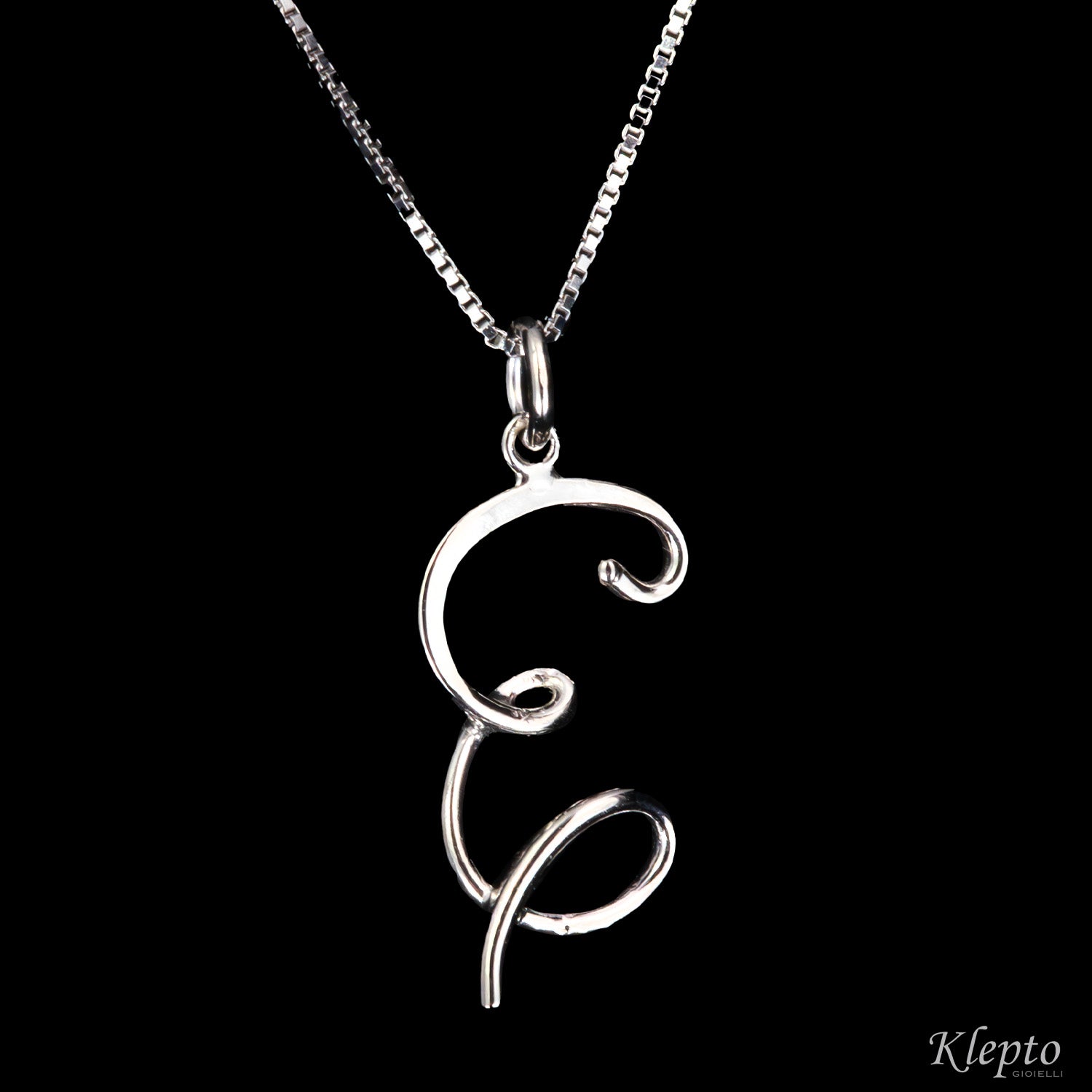 Pendente in oro Lettera