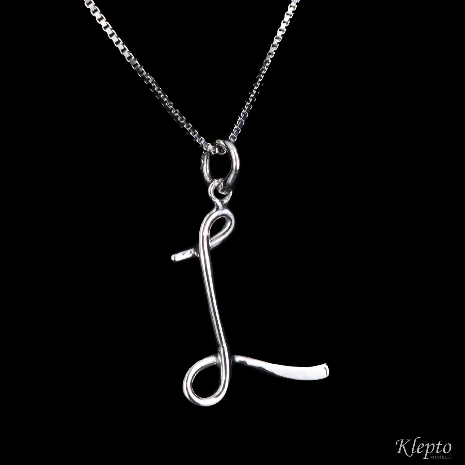 Pendente in oro Lettera