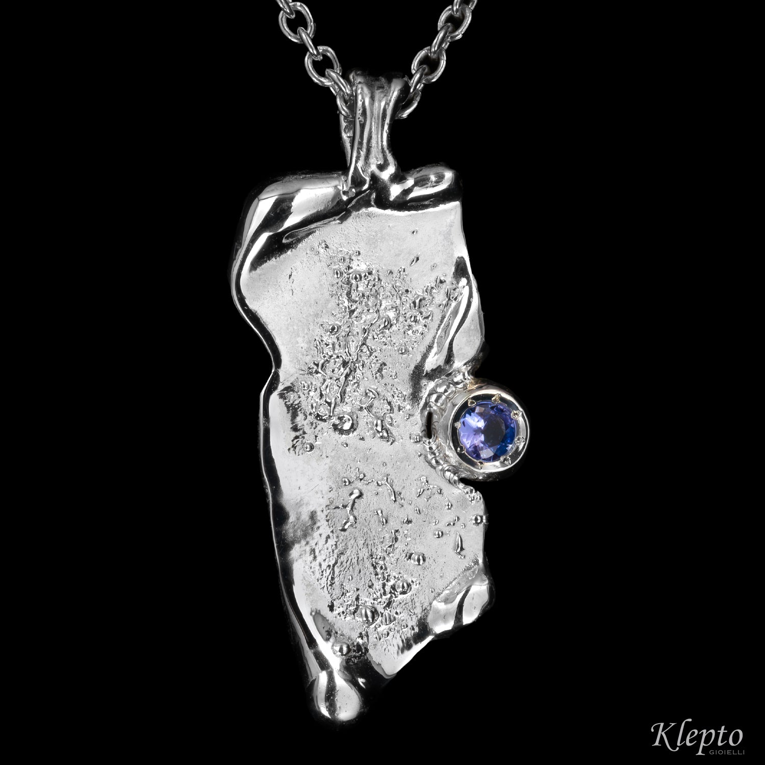 Pendente in Argento Silnova® "Oasi" con pietre preziose