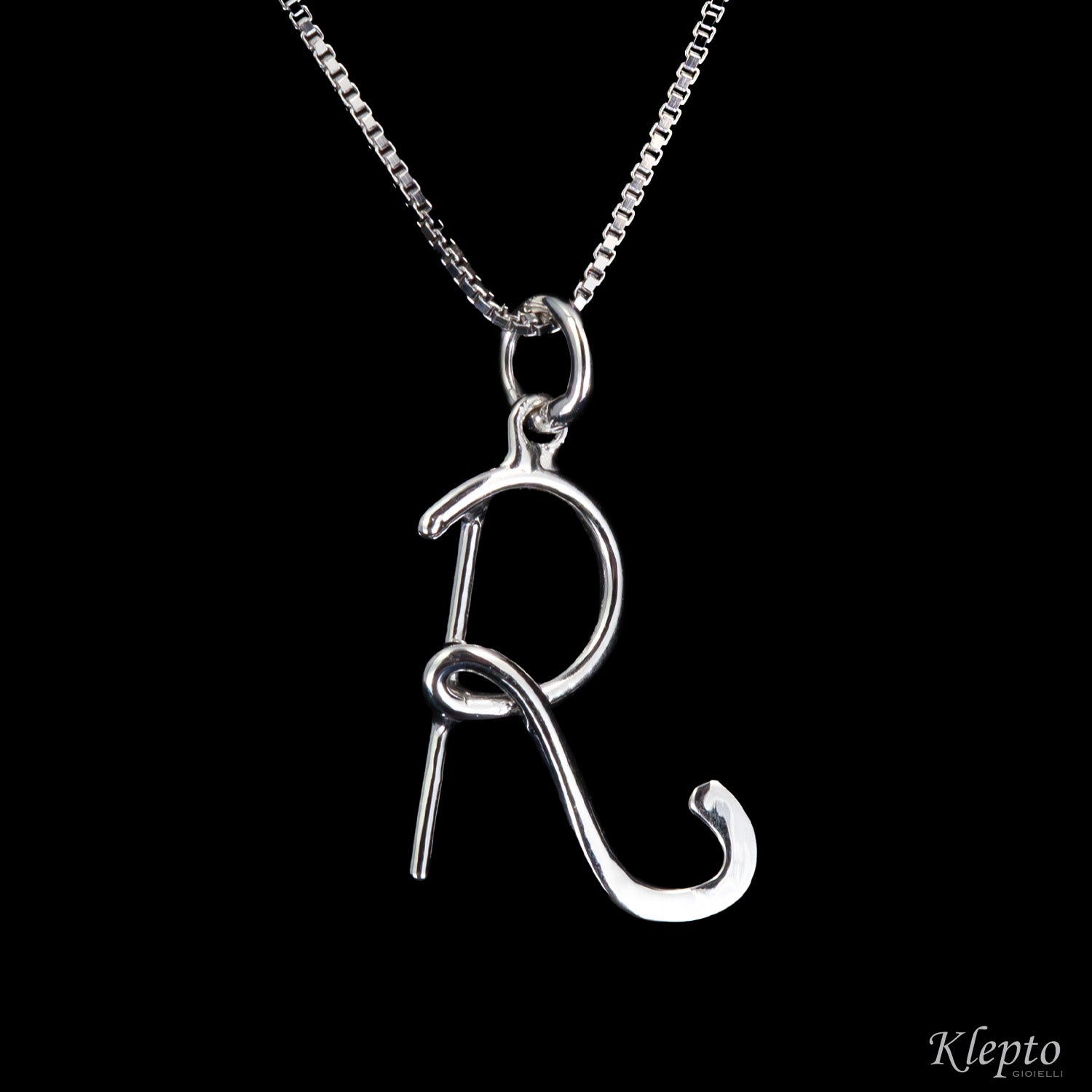 Pendente in oro Lettera