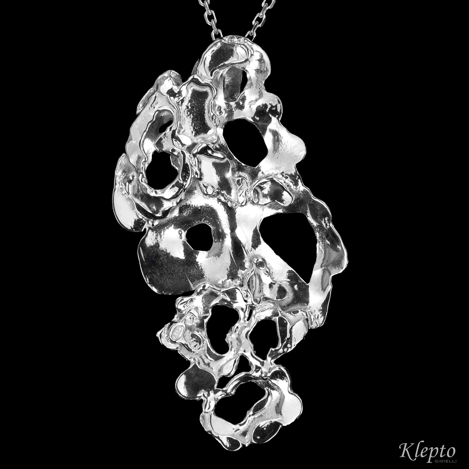 Pendente in Argento Silnova® fuso a fiamma