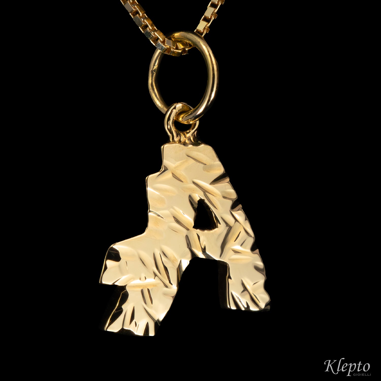 Pendente in oro Lettera Pulsar