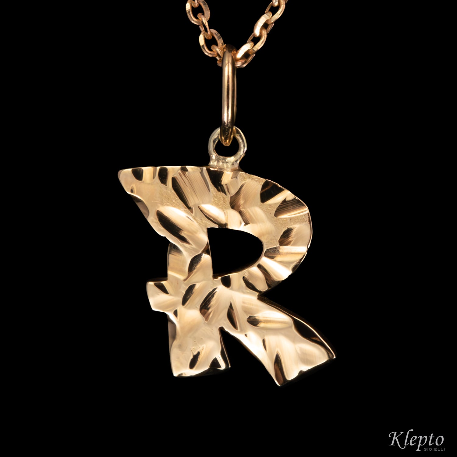Pendente in oro Lettera Pulsar