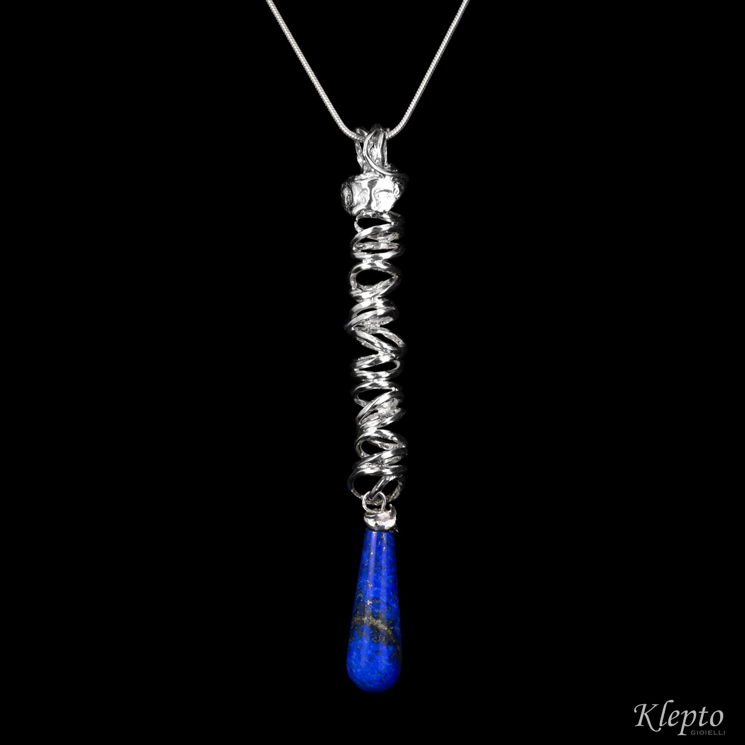 Pendente in Argento Silnova® con Lapislazzuli