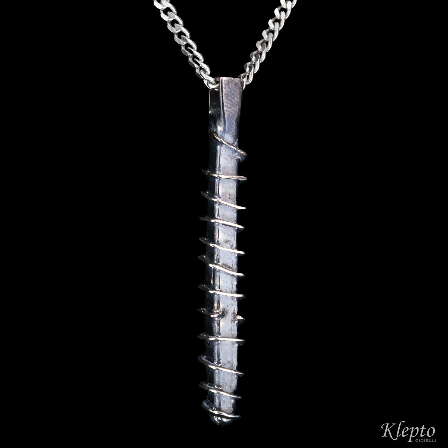 Pendente in Argento Silnova® brunito