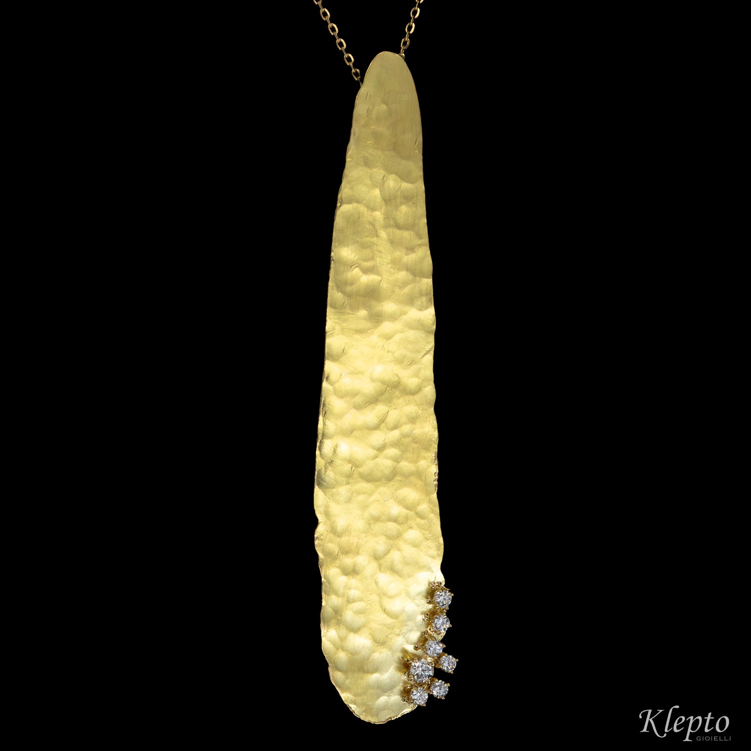 Pendente in oro giallo con Diamanti