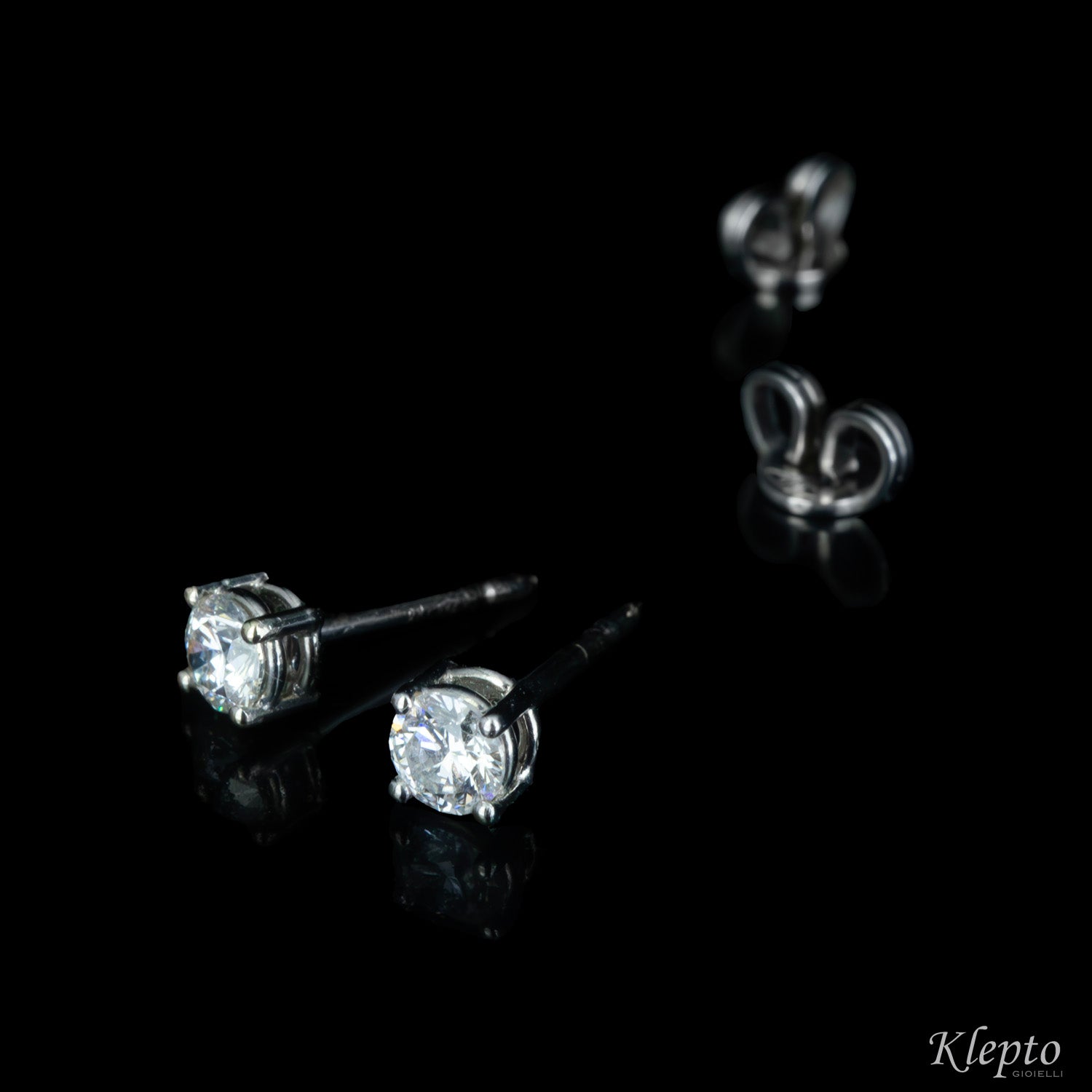 Orecchini in oro bianco con Diamanti