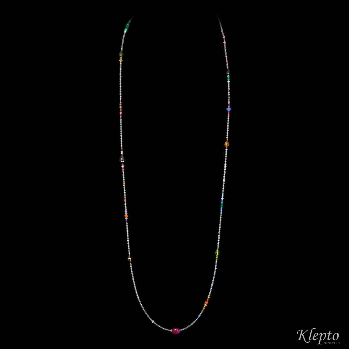 Collana Rainbow lunga