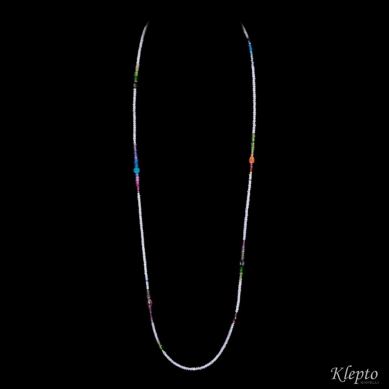 Collana Rainbow lunga