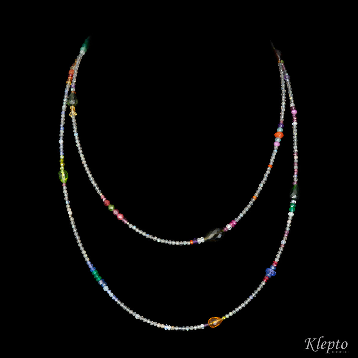 Collana Rainbow lunga