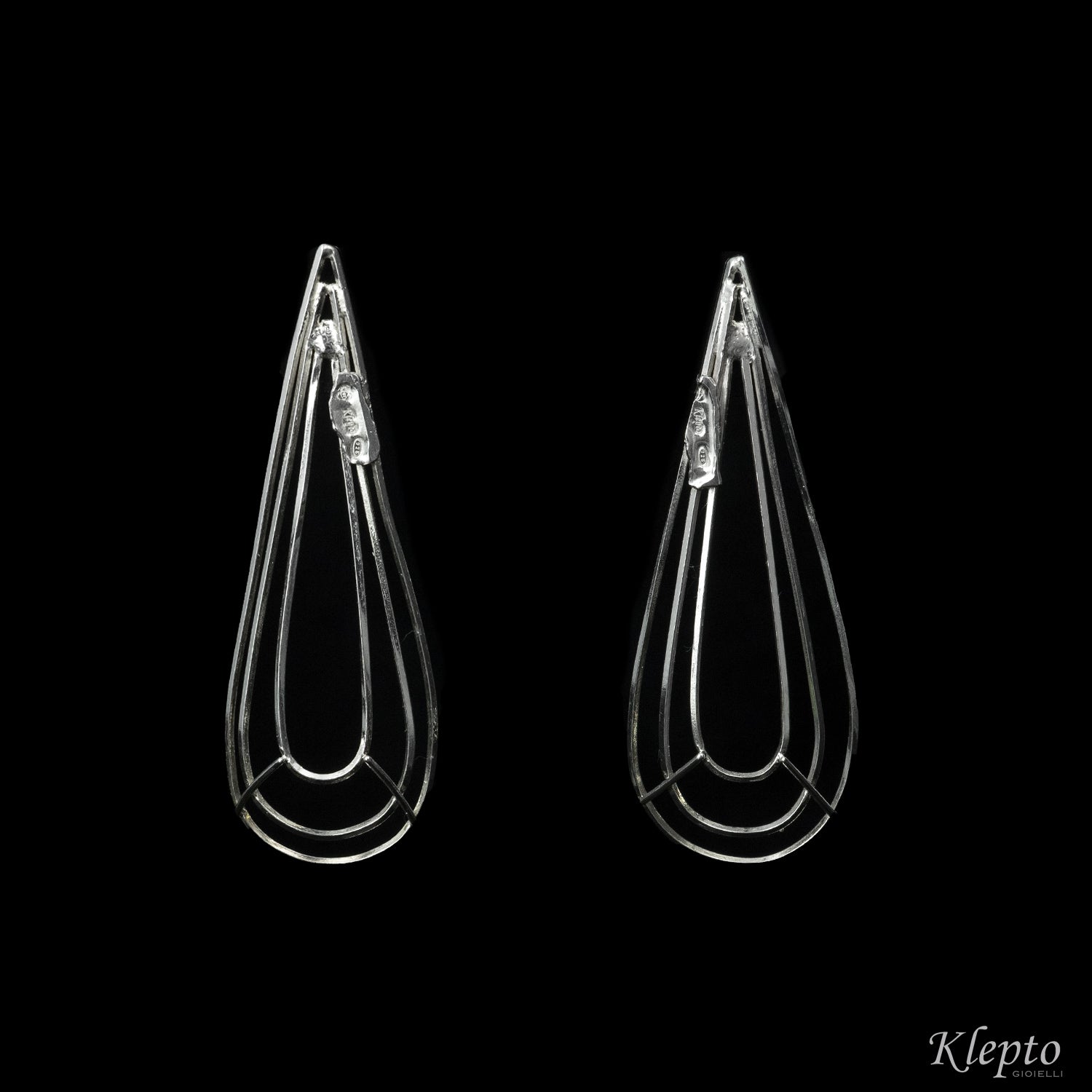 Orecchini in Argento Silnova® a filo