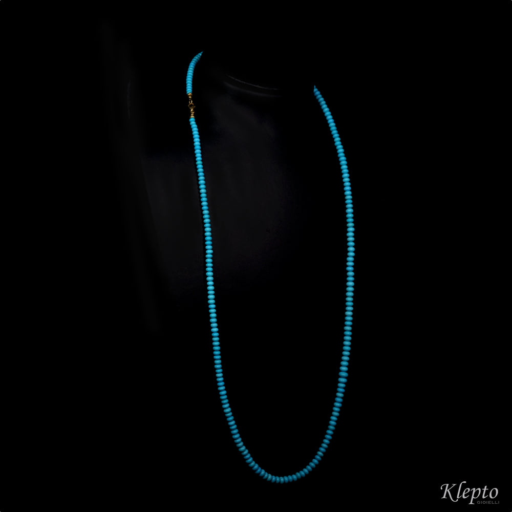 Collana lunga con Turchese