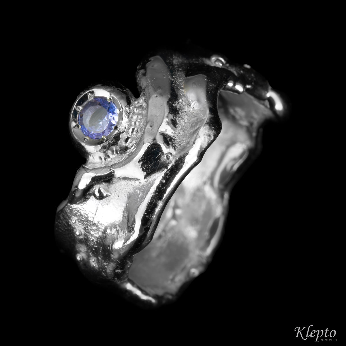 Anello in Argento Silnova® "Oasi" con pietre preziose