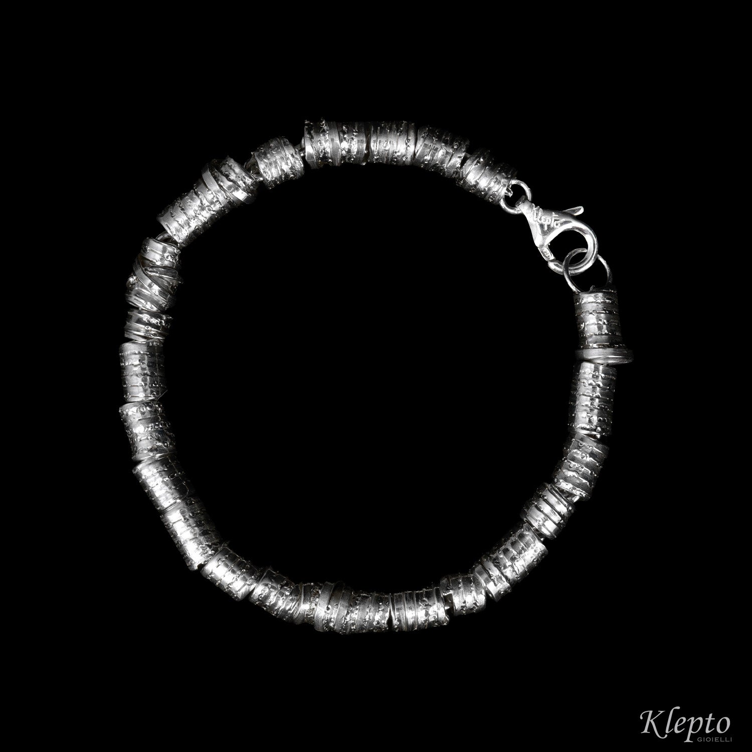 Bracciale in Argento Silnova® a filo pressato
