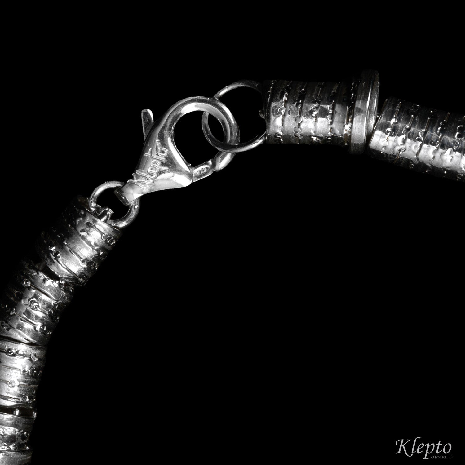 Bracciale in Argento Silnova® a filo pressato