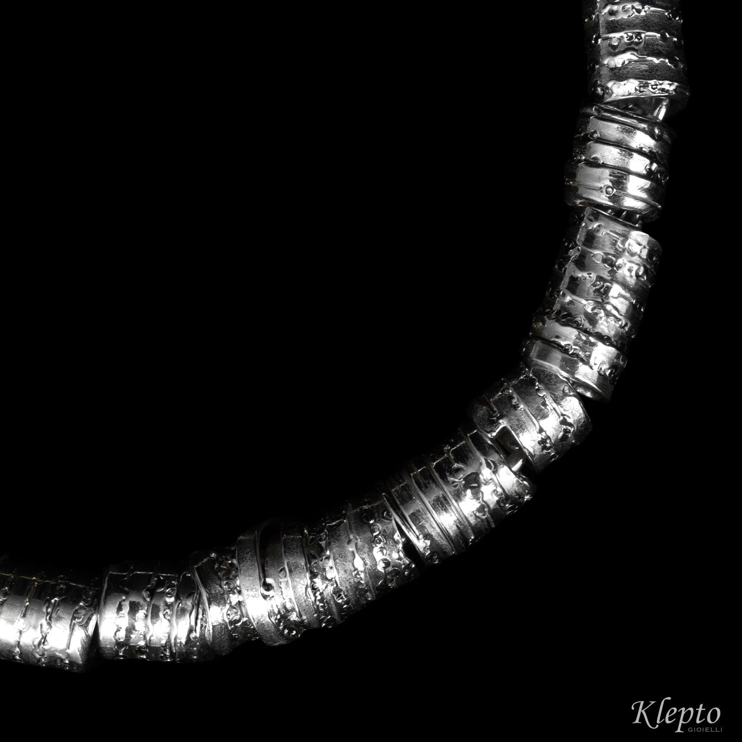 Bracciale in Argento Silnova® a filo pressato