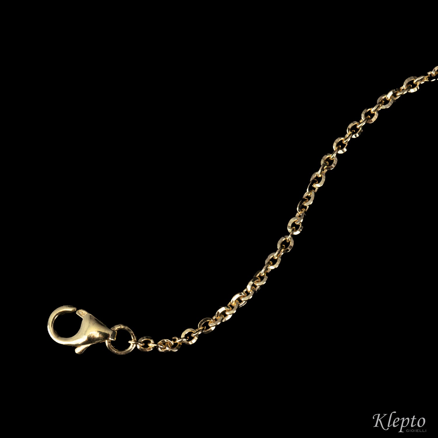 Bracciale in oro giallo "Pepita" con Smeraldo