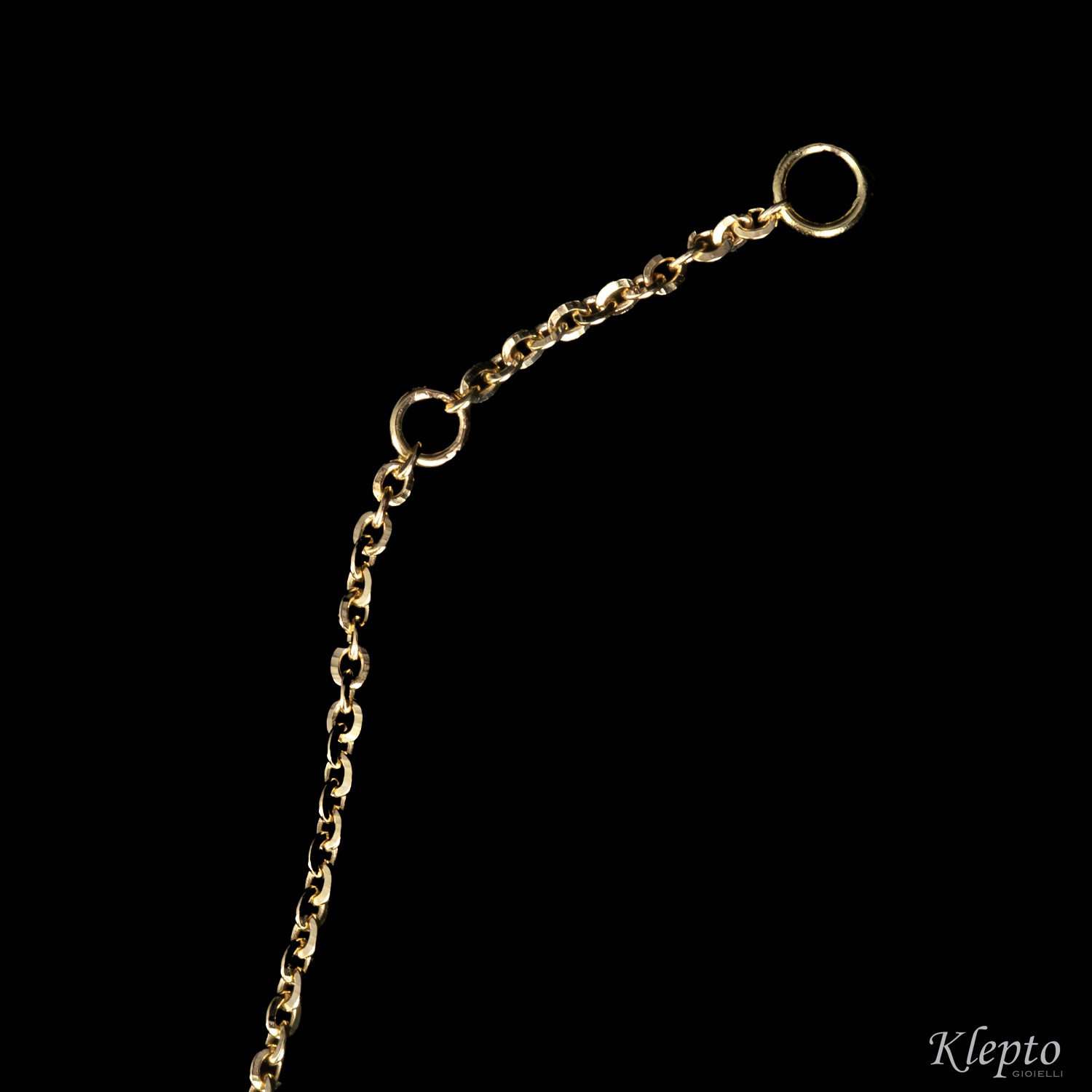 Bracciale in oro giallo "Pepita" con Smeraldo