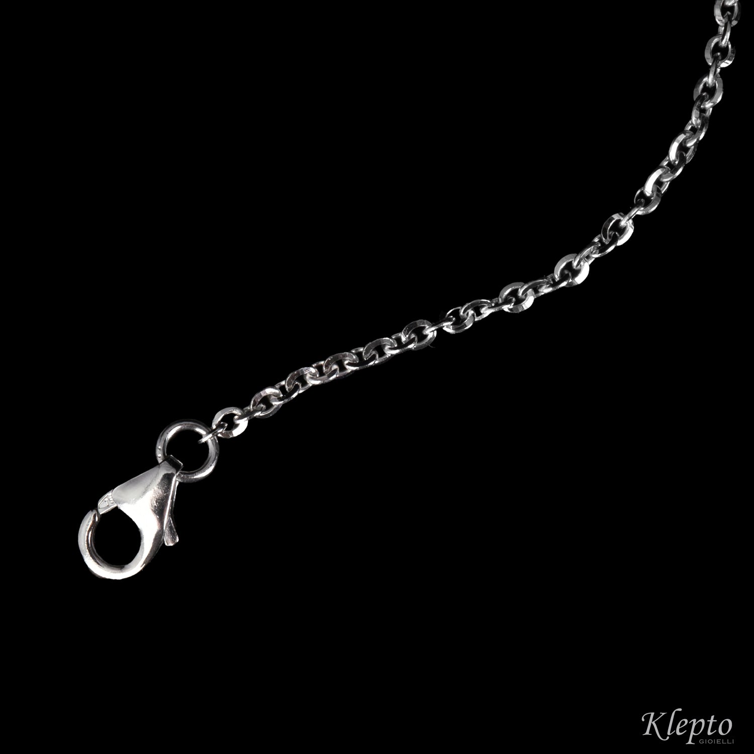Bracciale in oro bianco "Pepita" con Smeraldo