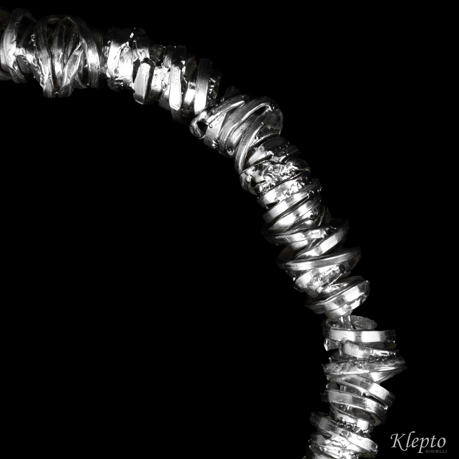 Bracciale in Argento Silnova® a nodi
