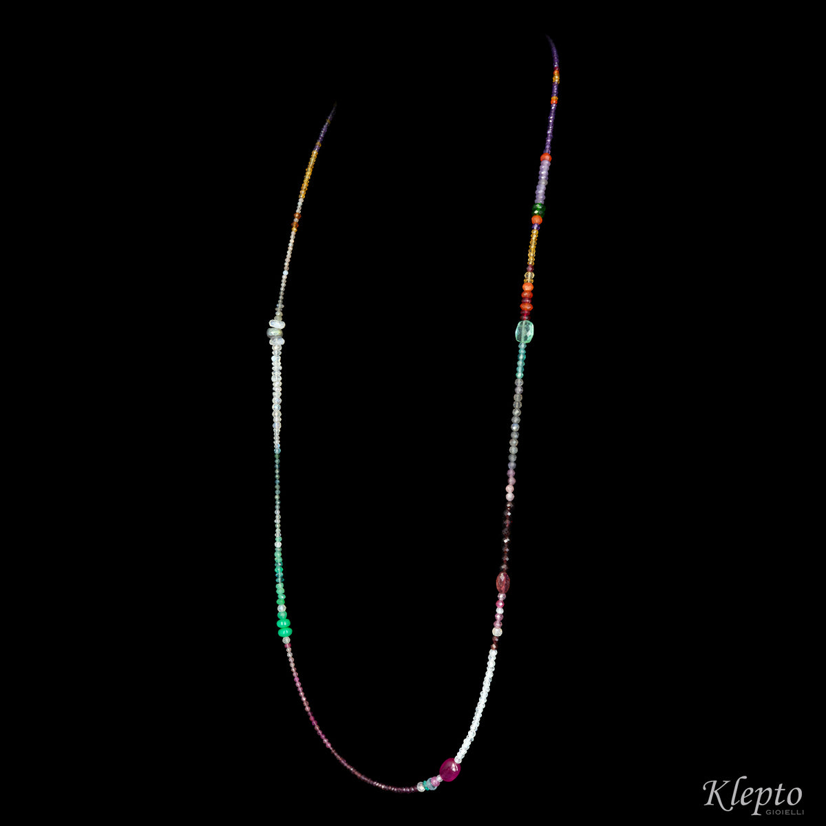 Collana Rainbow lunga