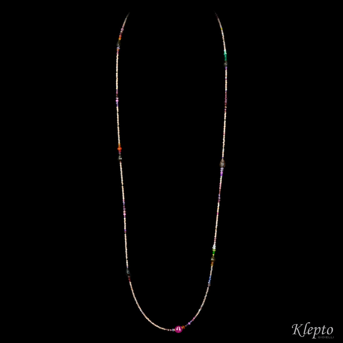 Collana Rainbow lunga