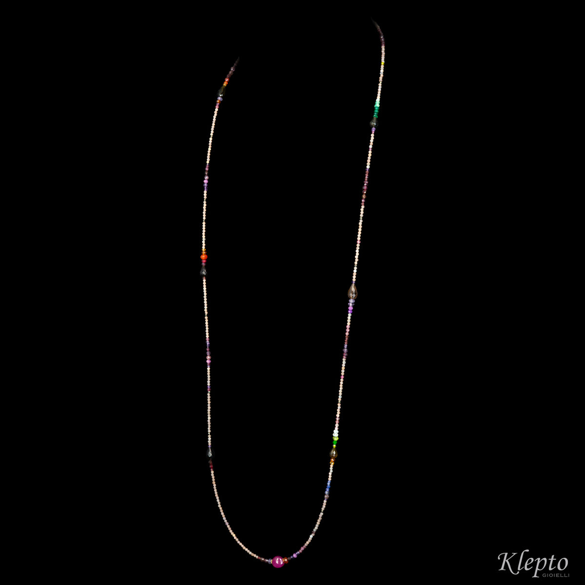 Collana Rainbow lunga