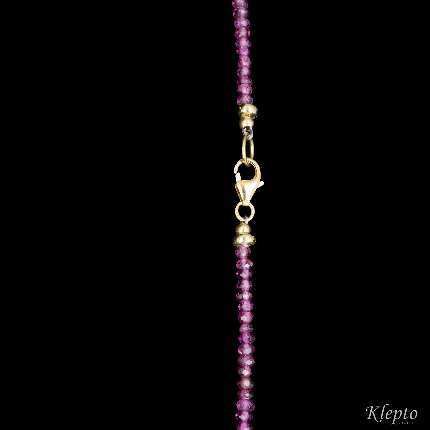 Collana lunga con Rodolite
