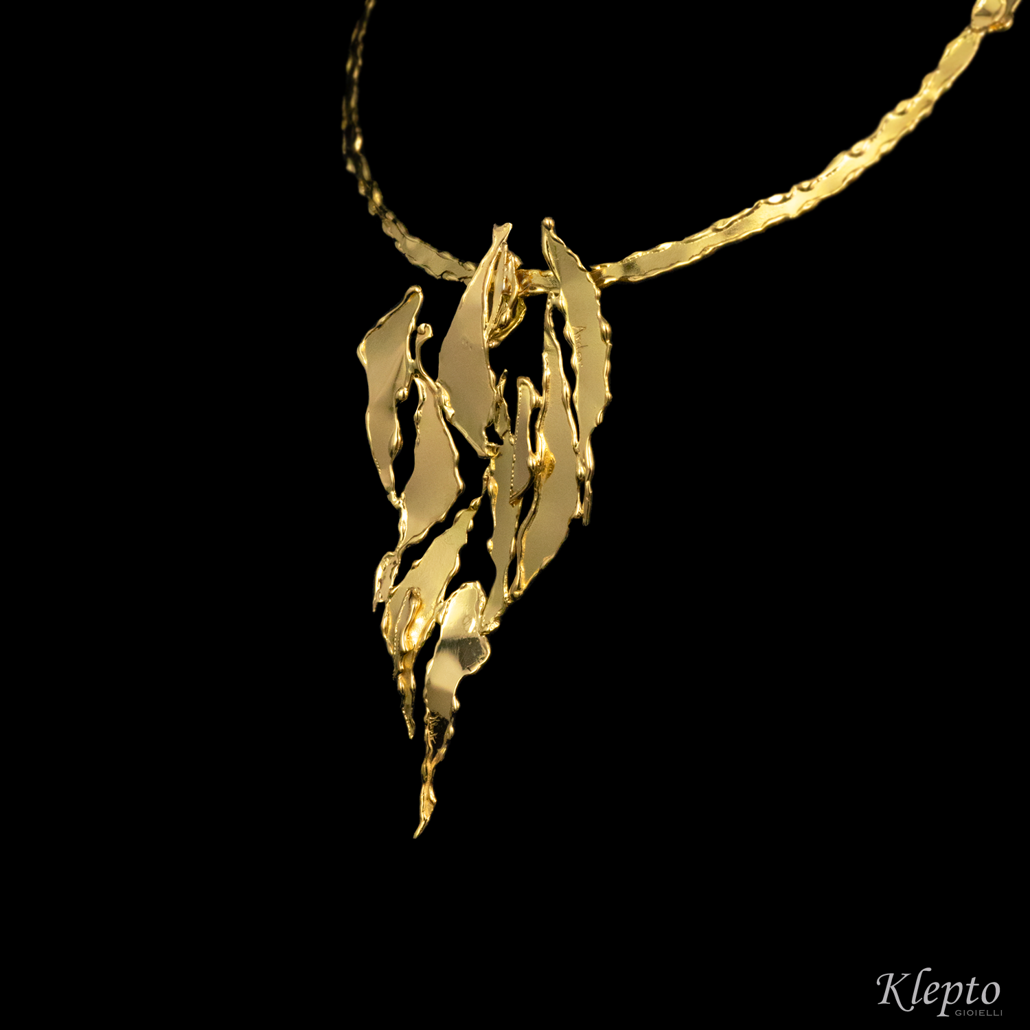 Collier in oro giallo "Ardor"