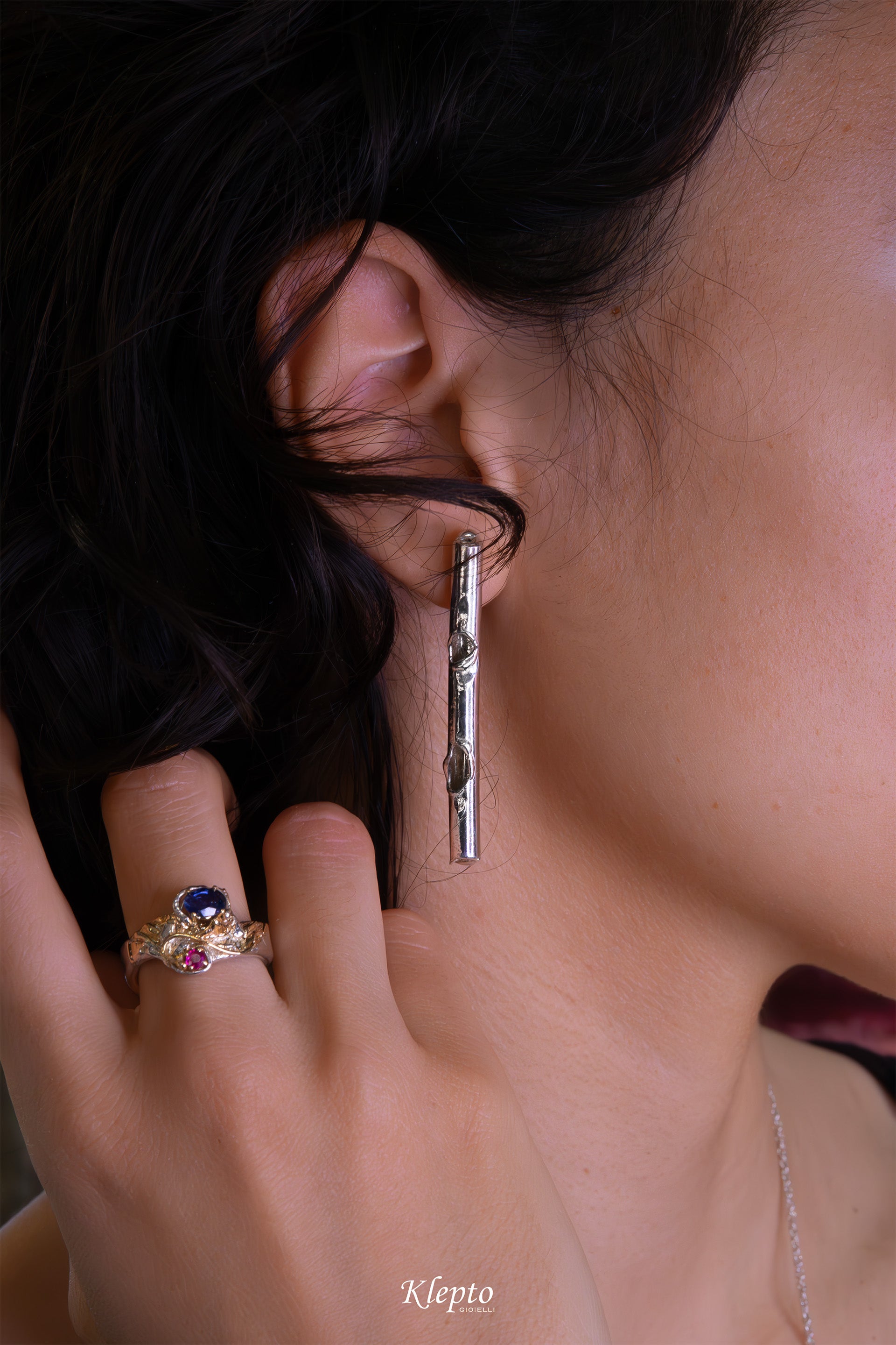 Orecchini in Argento Silnova® fusi a fiamma