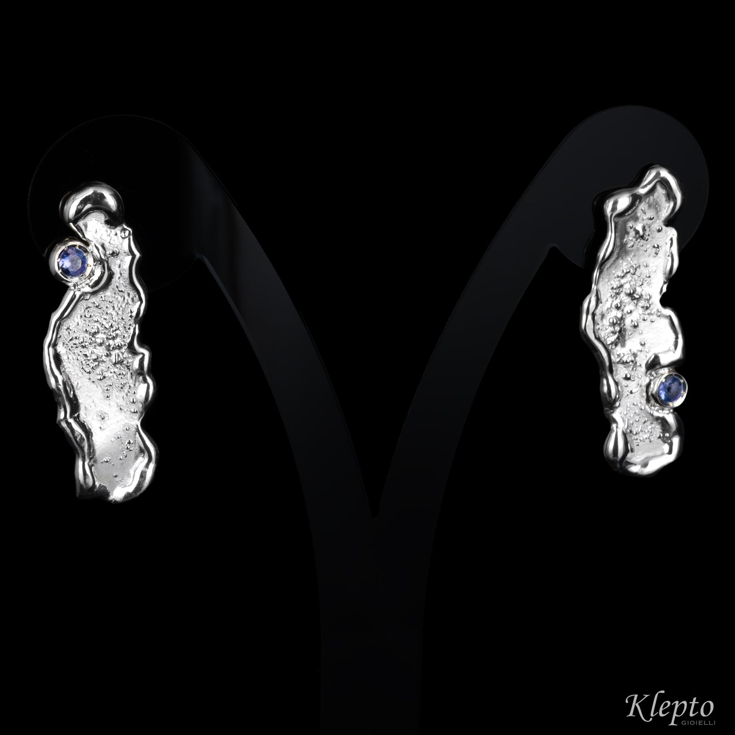 Orecchini in Argento Silnova® "Oasi" con Tanzaniti
