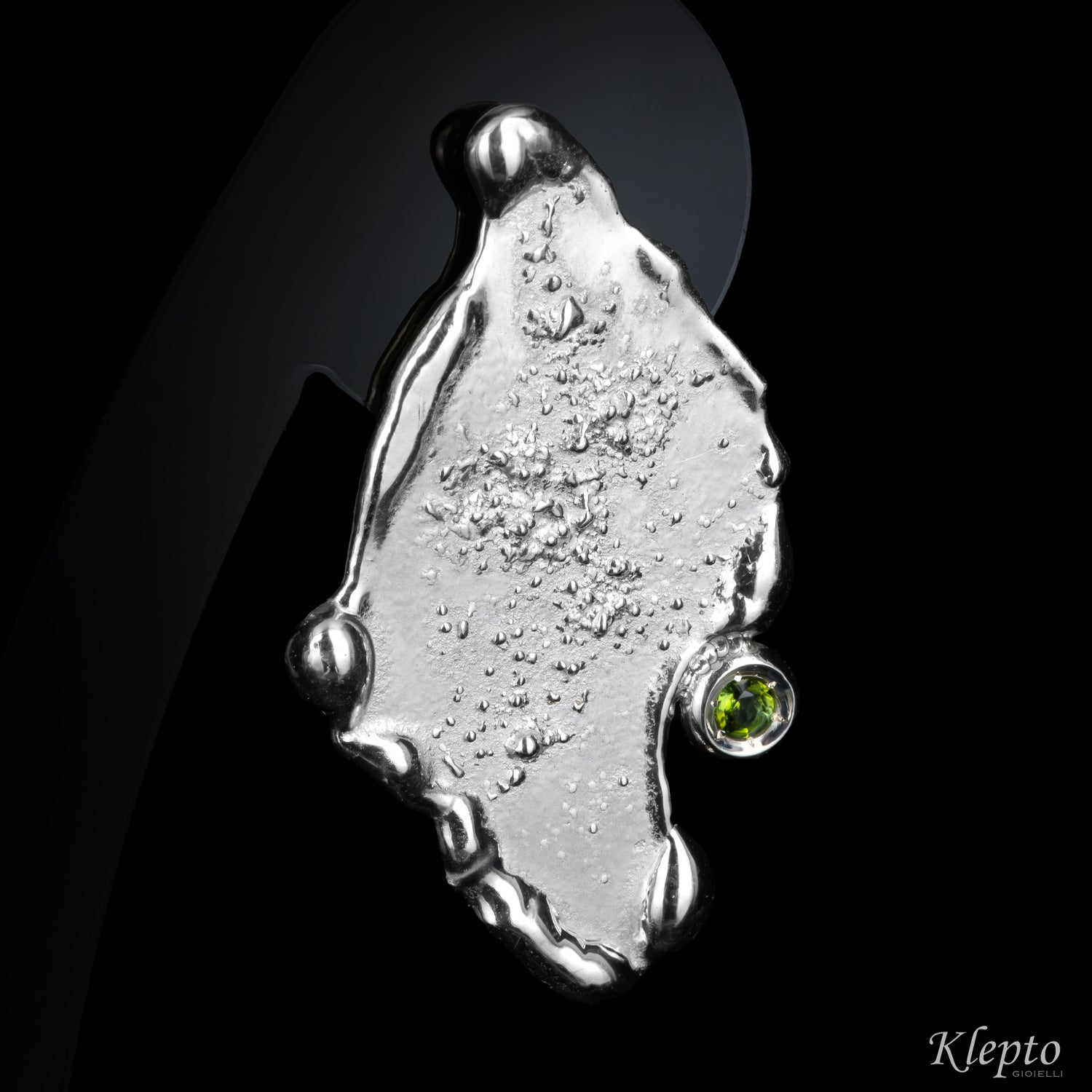 Orecchini in Argento Silnova® "Oasi" con Tormaline verdi