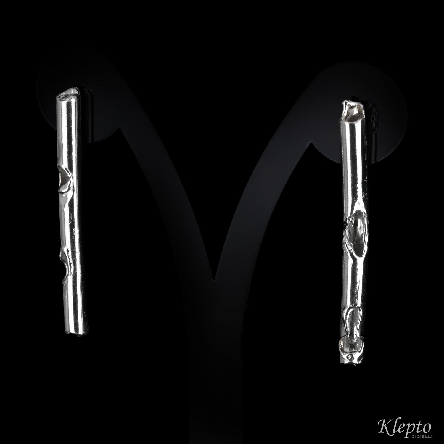 Orecchini in Argento Silnova® fusi a fiamma
