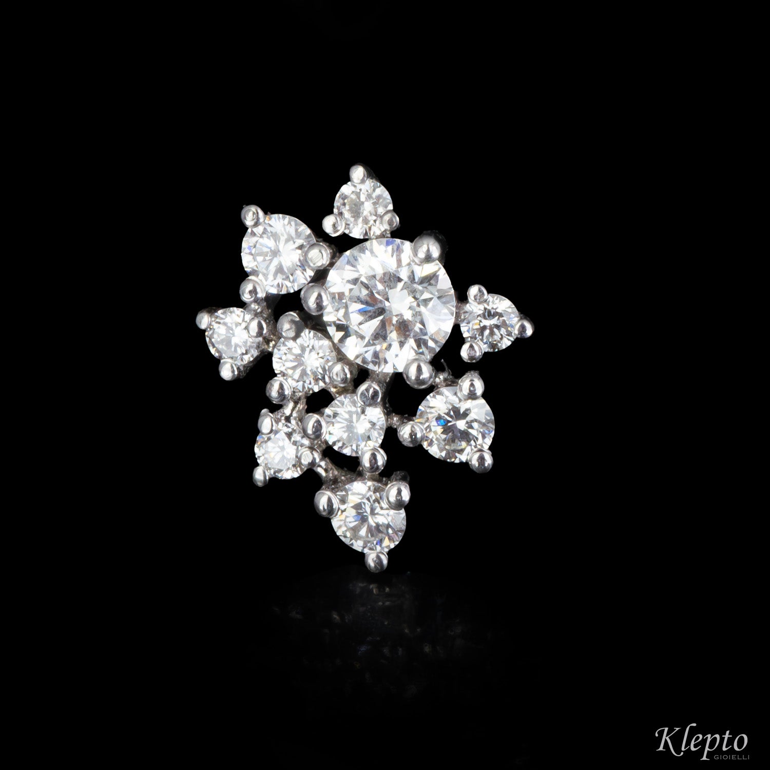 Orecchini in oro bianco con Diamanti